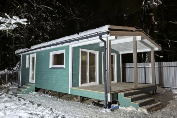 Баня из кедра с террасой фото № 9967