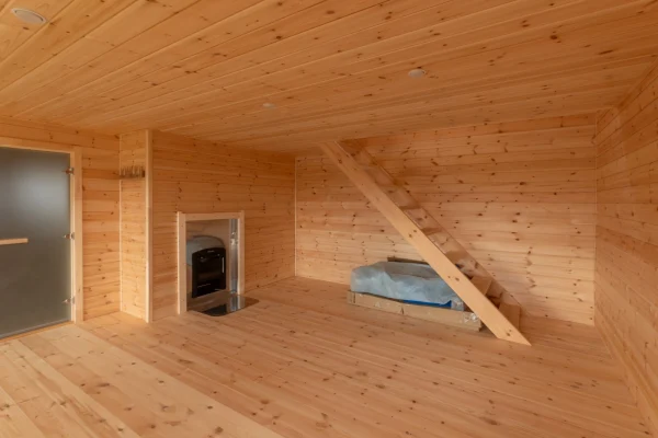 Двухэтажная баня с 2 спальнями фото № 12011