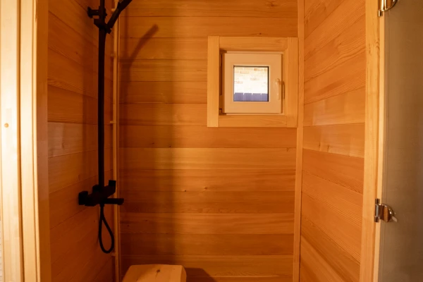 Баня с большой террасой фото № 13725